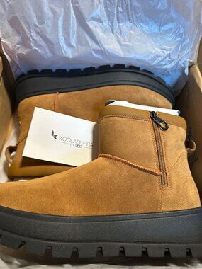 Koolaburra by UGG Women's Koola Mini Hybrid Boot, Chestnut, 9